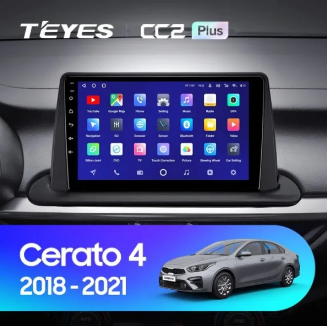 ШГУ Teyes CC2 Plus 3/32 GB Plus Kia Cerato 4 2018+ - фото
