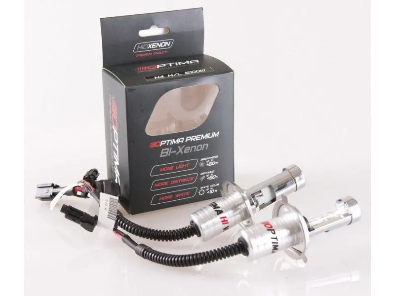 Ксеноновая лампа Optima Н4 Hi/Low 6000К - фото Ксеноновая лампа Optima Н4 Hi/Low 6000К - фото