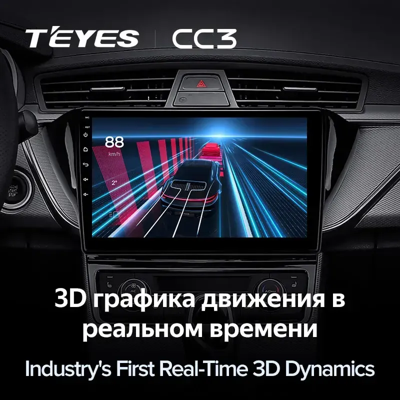 Комплект магнитолы TEYES CC3L 10.2" для Geely GS