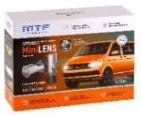 Комплект диодных линз MTF Light MiniLENS H4/H19 12V 30/45W 5500K 4500LM - фото