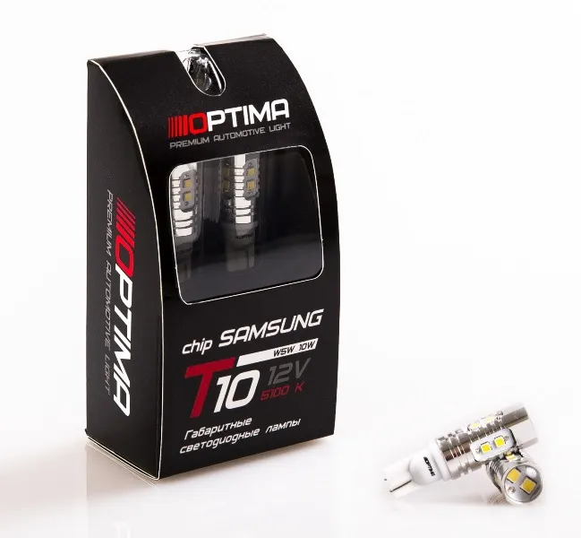 Лампа светодиодная Optima Premium SAMSUNG 10W 12V (5100K) - фото
