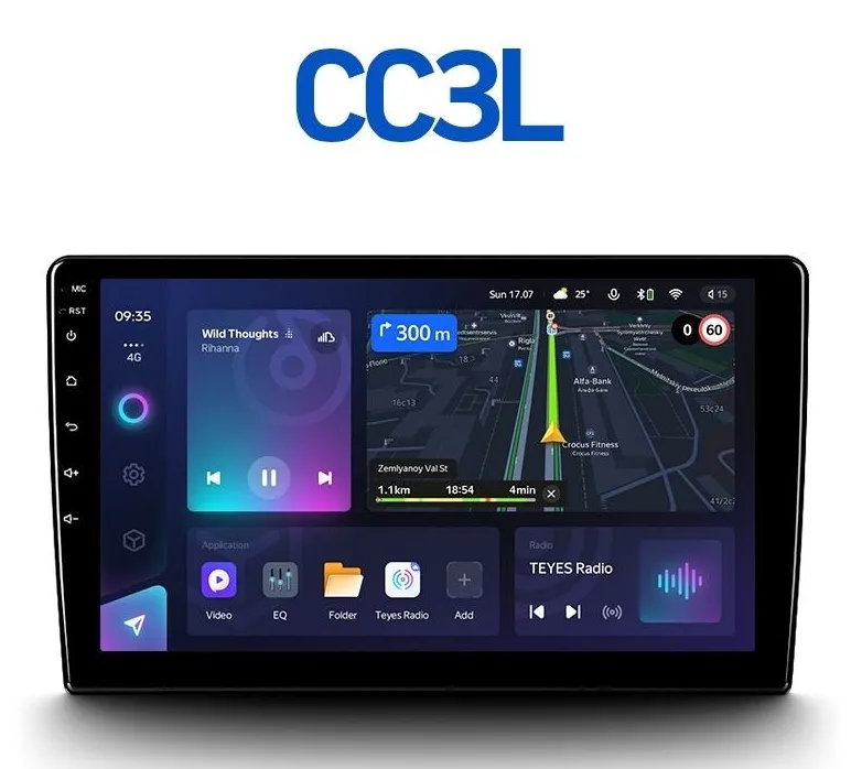 ШГУ Teyes CC3L 4/64 GB Toyota Highlander 2 XU40 F2 2007-2013 10.2" - фото