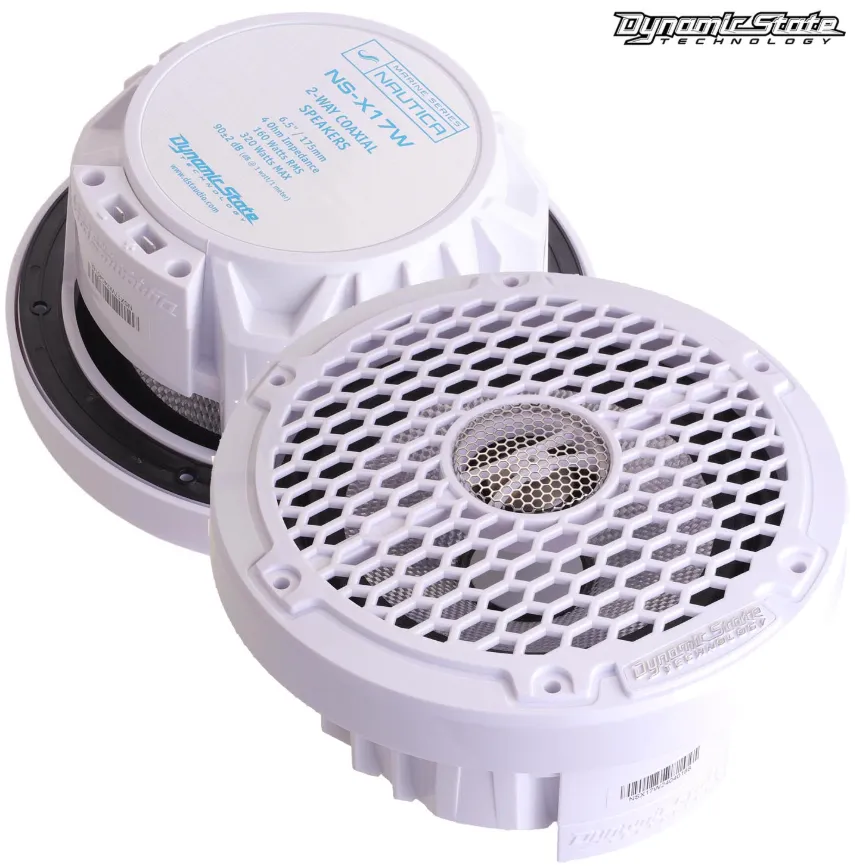 Акустика коаксиальная Dynamic State NAUTICA NS-X17W White - фото