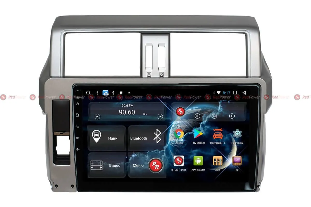 Автомагнитола RedPower 31265 R IPS DSP Toyota Land Cruiser Prado 150 2014-2017 - фото