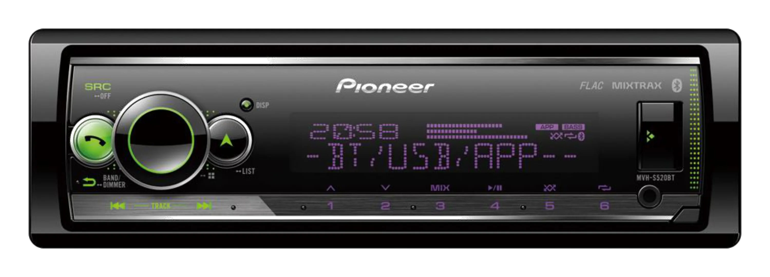 USB - ресивер Pioneer MVH-S520BT - фото USB - ресивер Pioneer MVH-S520BT - фото