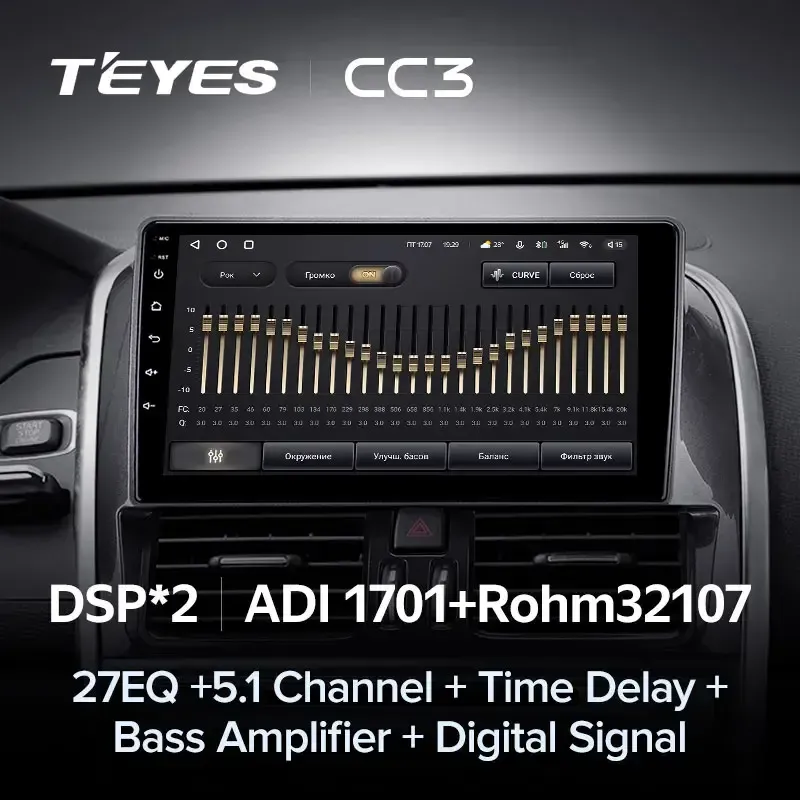 Комплект магнитолы TEYES CC3L 9.0" для Volvo XC60