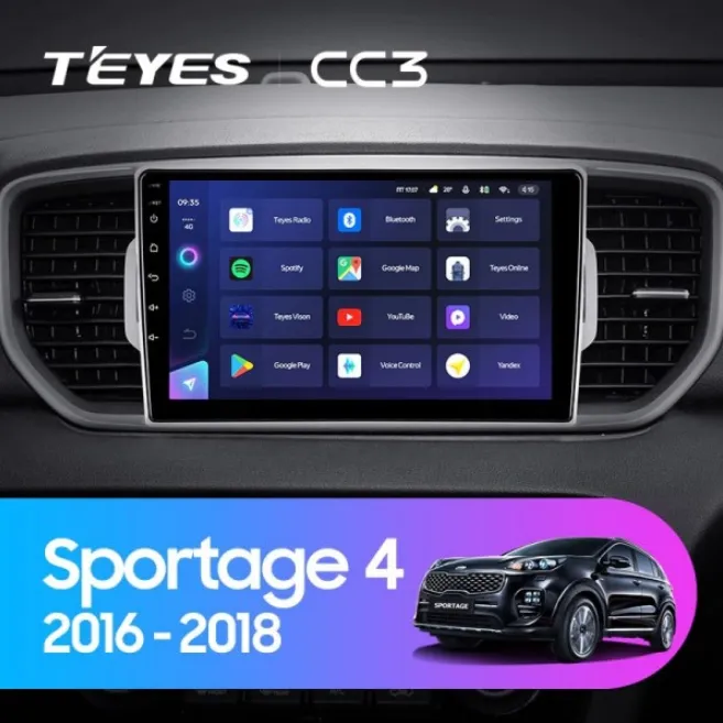 ШГУ Teyes CC3 4/64 GB Kia Sportage 4 2016-2018 - фото