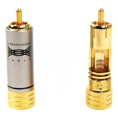 Разъем Tchernov Cable RCA Plug Classic G (Black) - фото