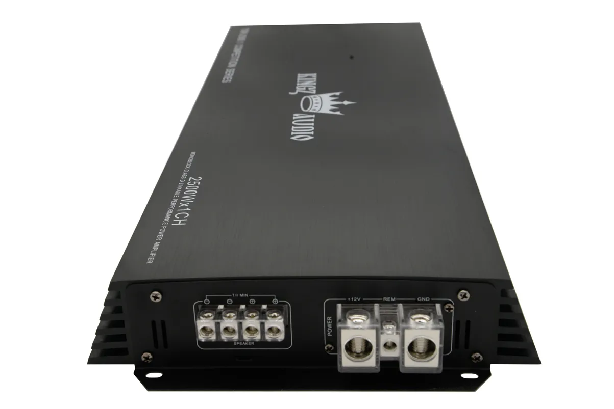 Усилитель 1-канальный Kingz Audio TSR-2500.1 Black Edition - фото