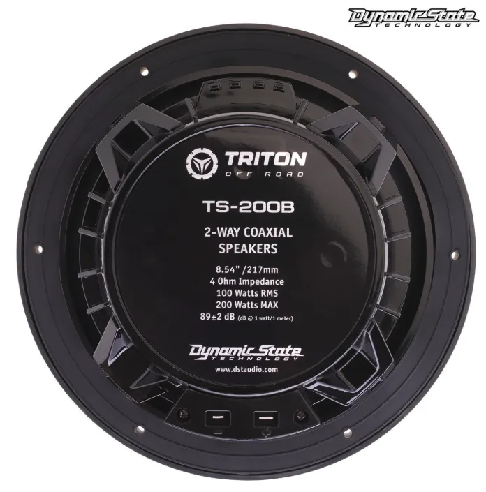 Акустика коаксиальная Dynamic State TRITON TS-200B Black - фото