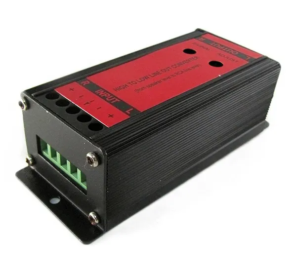 Преобразователь AUDIO NOVA LOC.3 2-х каналов  выход ГУ до 30Вт в линейный RCA - фото