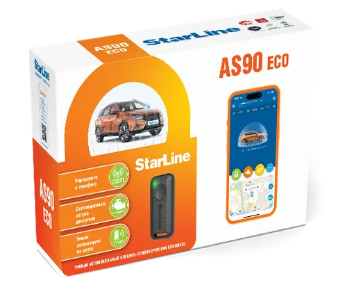 Автосигнализация StarLine AS90 ECO SIM-чип - фото