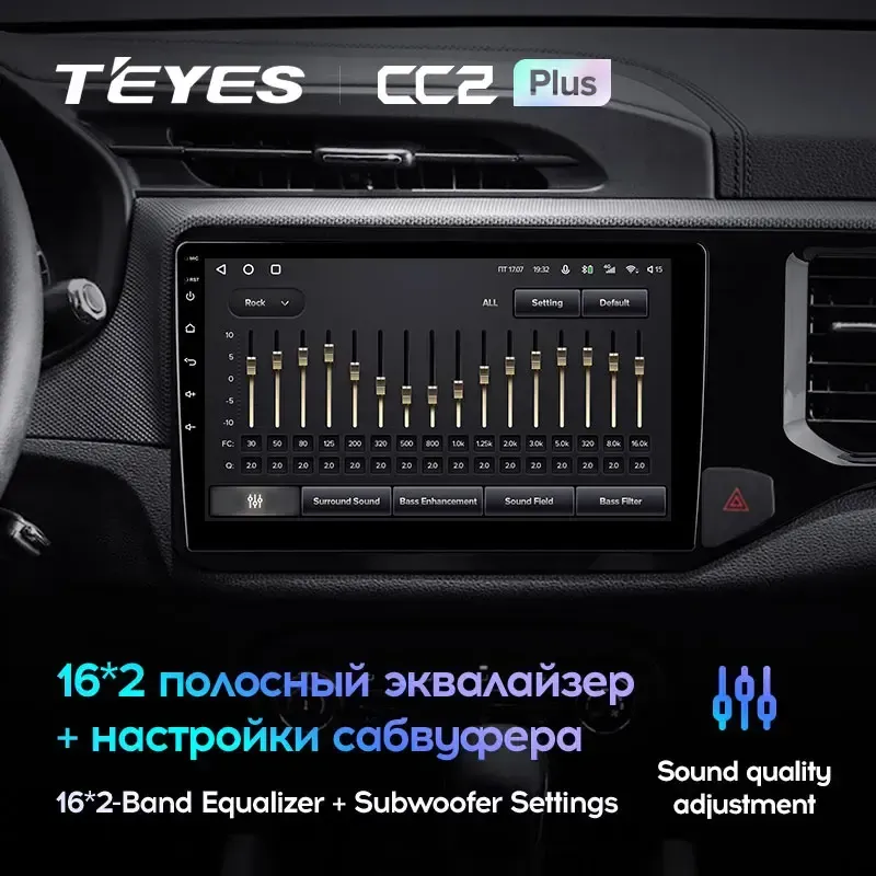 Комплект магнитолы TEYES CC2 Plus 10.2" для Chery Tiggo 4 I 2017-2019