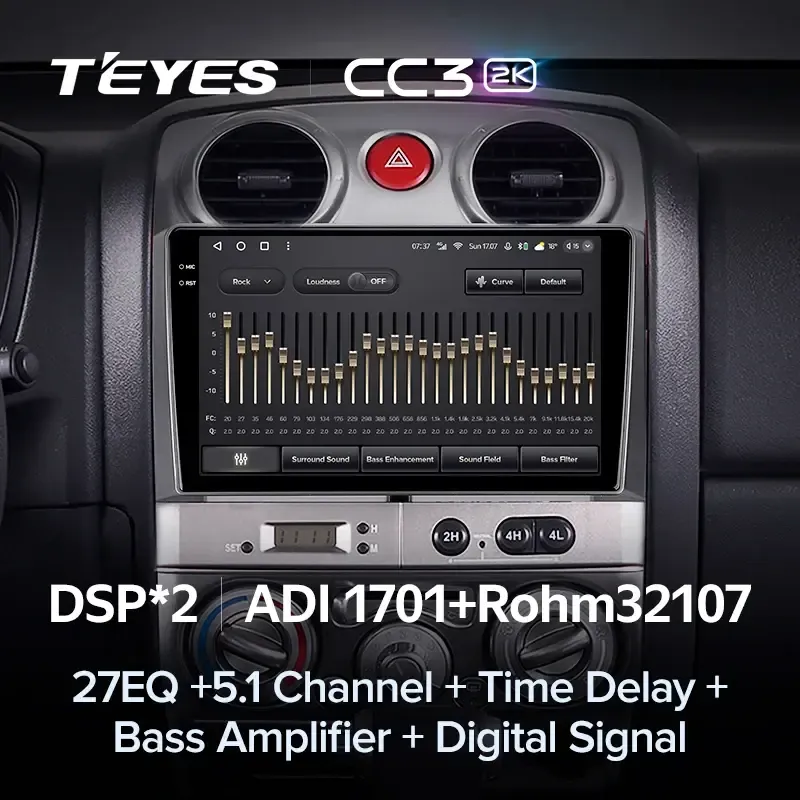 Комплект магнитолы TEYES CC3 2K 9.5" для Isuzu D-Max I рестайлинг 2008-2012