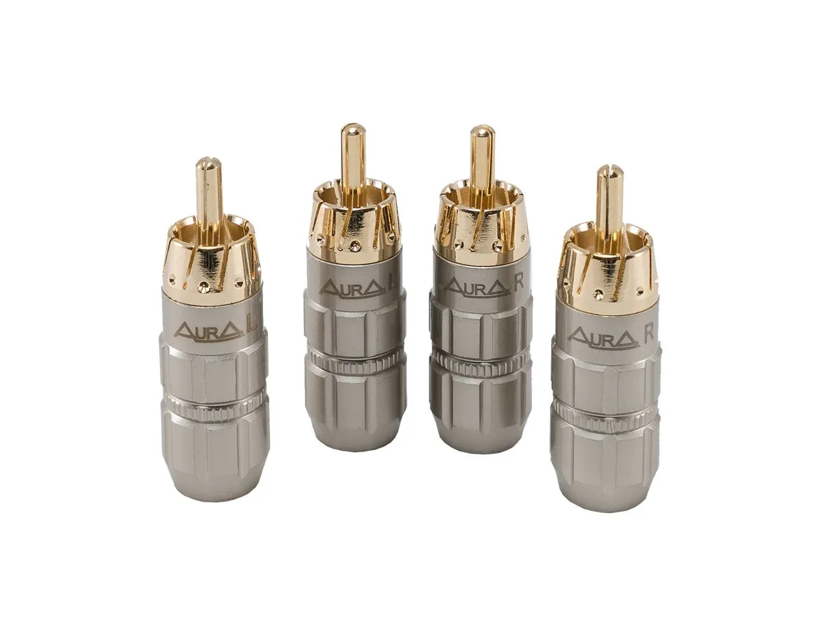 RCA - разъем Aura RCA-P619 (4шт) - фото