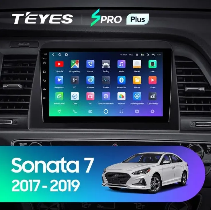 ШГУ Teyes CC2 PLUS 4/32 Hyundai Sonata 7 LF 2017-2019  - фото