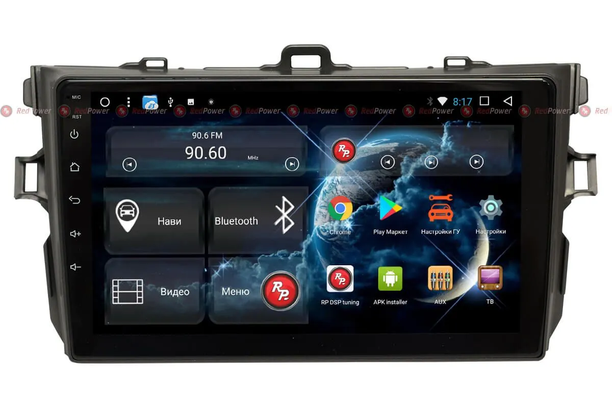Автомагнитола RedPower 51163 R IPS DSP Toyota Corolla 2007-2012 - фото