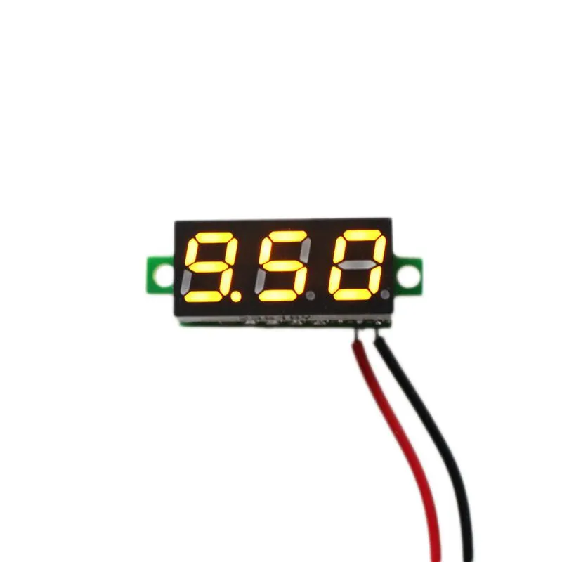 Вольтметр желтый - фото