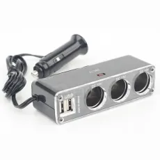 Авторазветвитель ACV RM37-2016 *3х USB/светодиод - фото