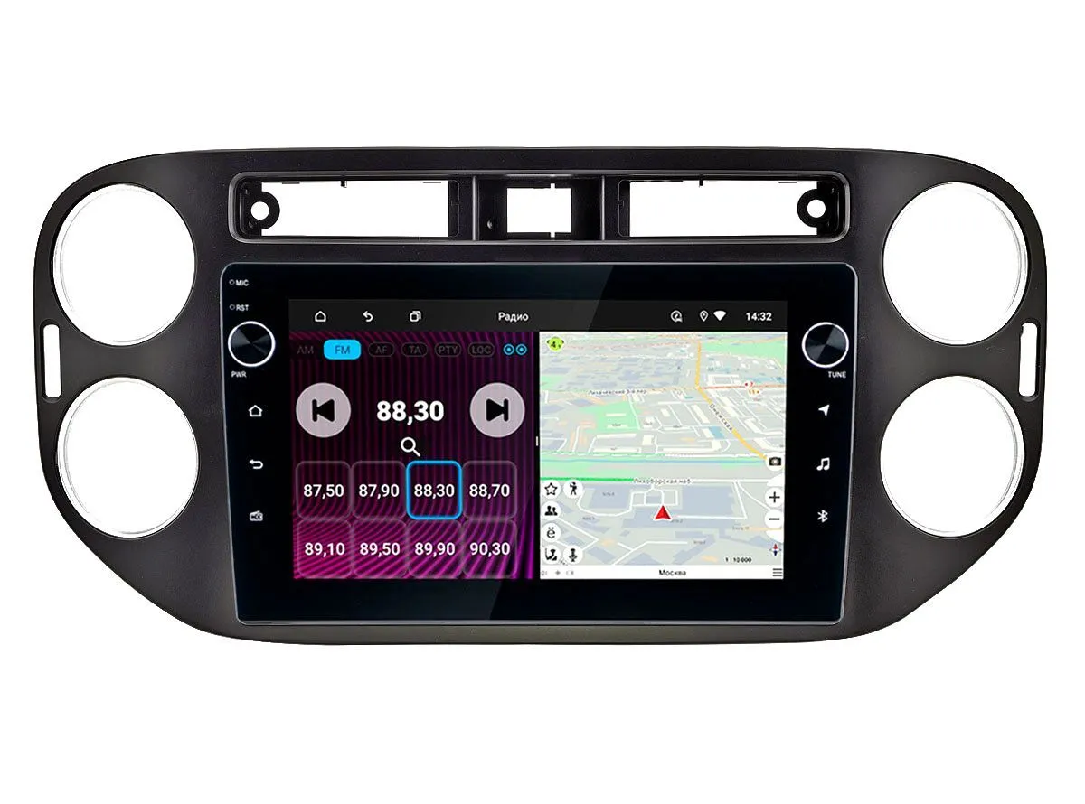 ШГУ INCAR XTA-8607r VW Tiguan 15-16 Android 9" - фото