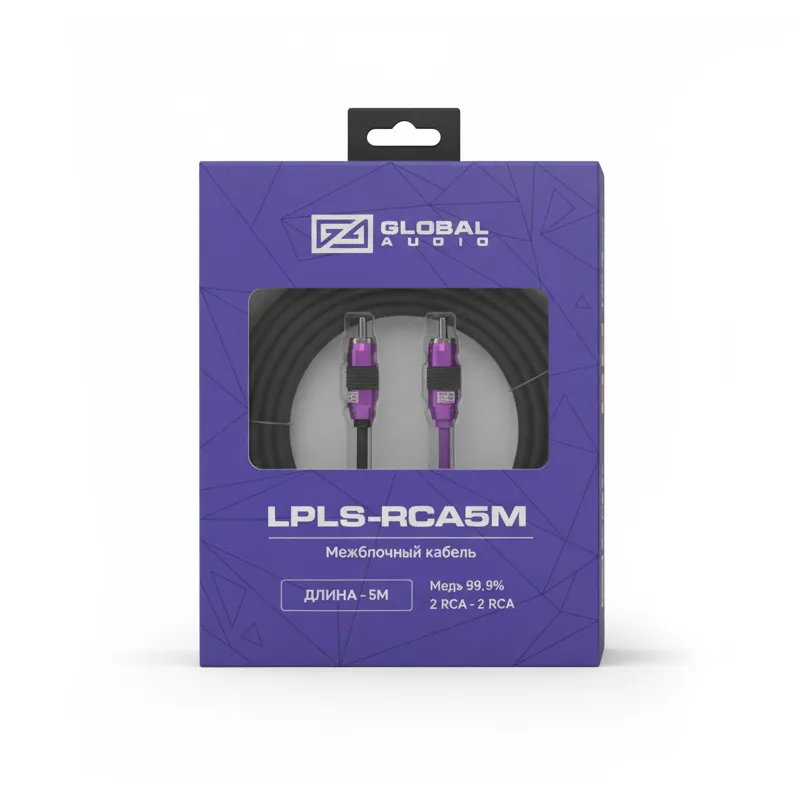 Межблочный кабель Global Audio LPLS-RCA5M - фото
