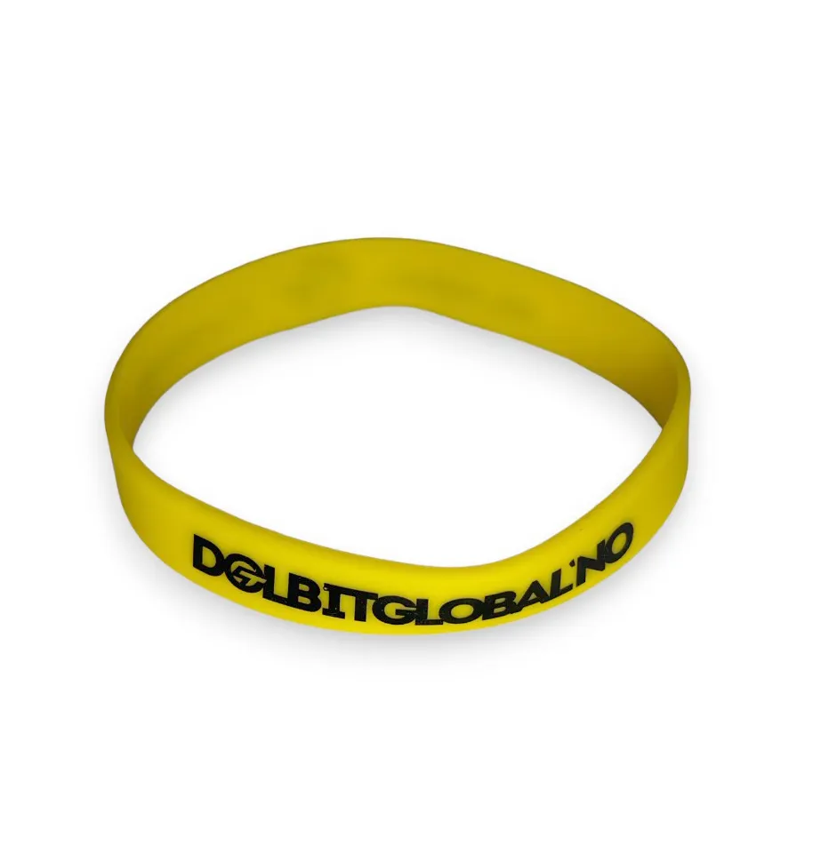 Браслет силиконовый Global Tuning (желтый) - фото