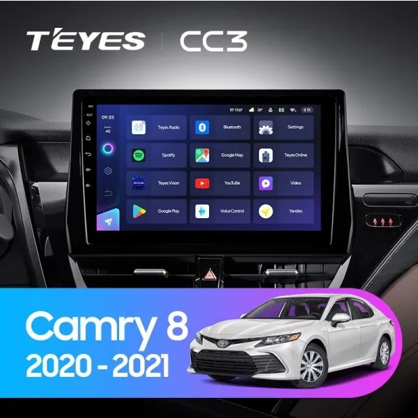 ШГУ Teyes CC3 4/64 GB Toyota Camry VIII 8 XV70 2020-2021 - фото