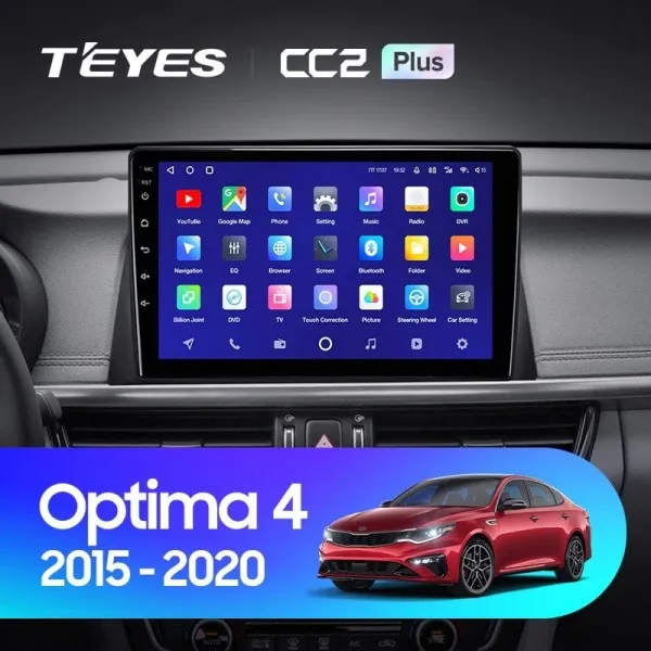 ГУ Teyes CC2 Plus 3/32 GB Kia Optima 4 JF 2015-2020  - фото