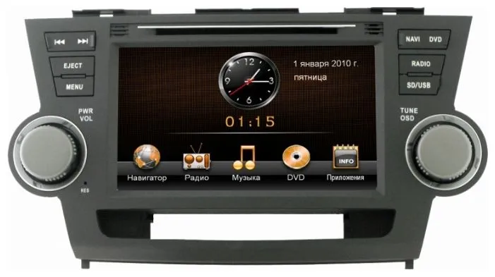 ШГУ INCAR CHR-2298 Toyota HIGHLANDER DVD2din - фото