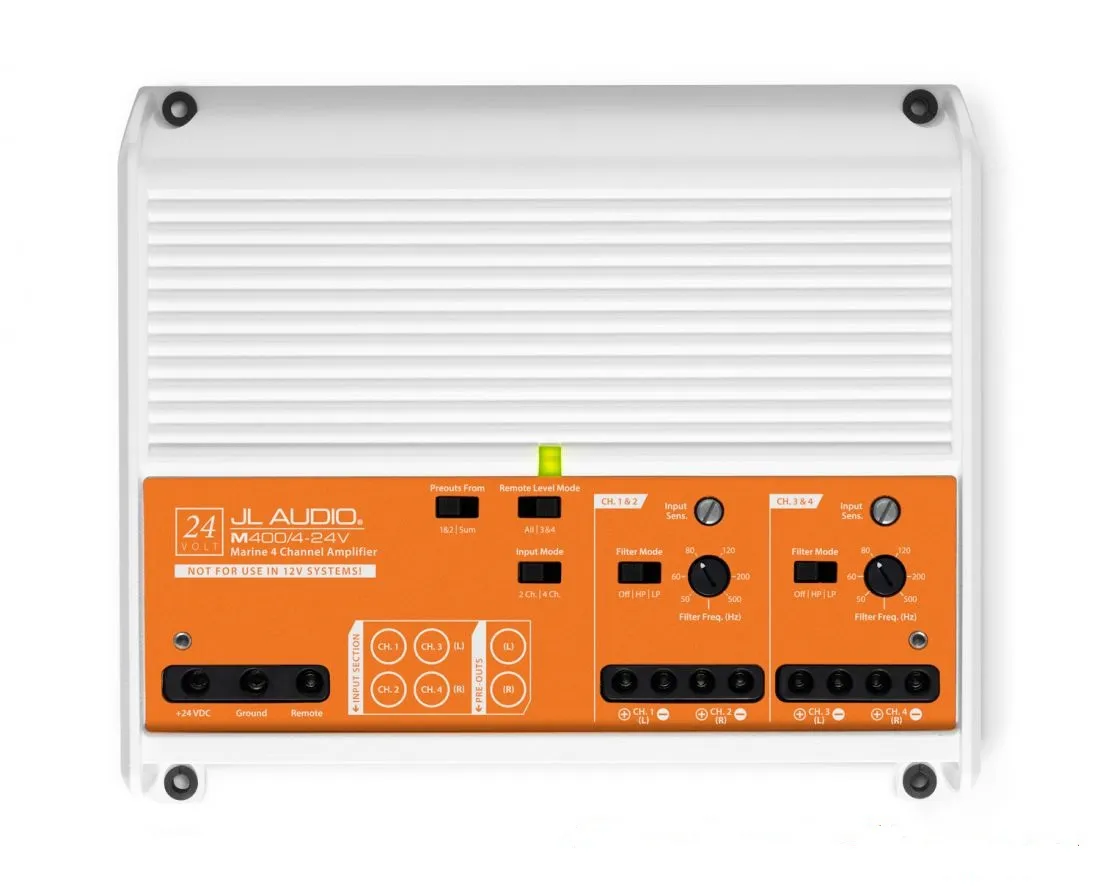 Усилитель 4-канальный JL Audio Marine MHD600/4-24V - фото