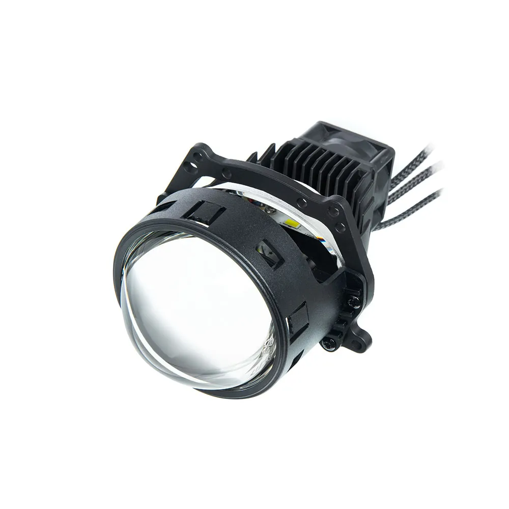 Комплект би-диодных линз MTF Light Bi-LED WideBeam 12V 53Вт 6000K - фото