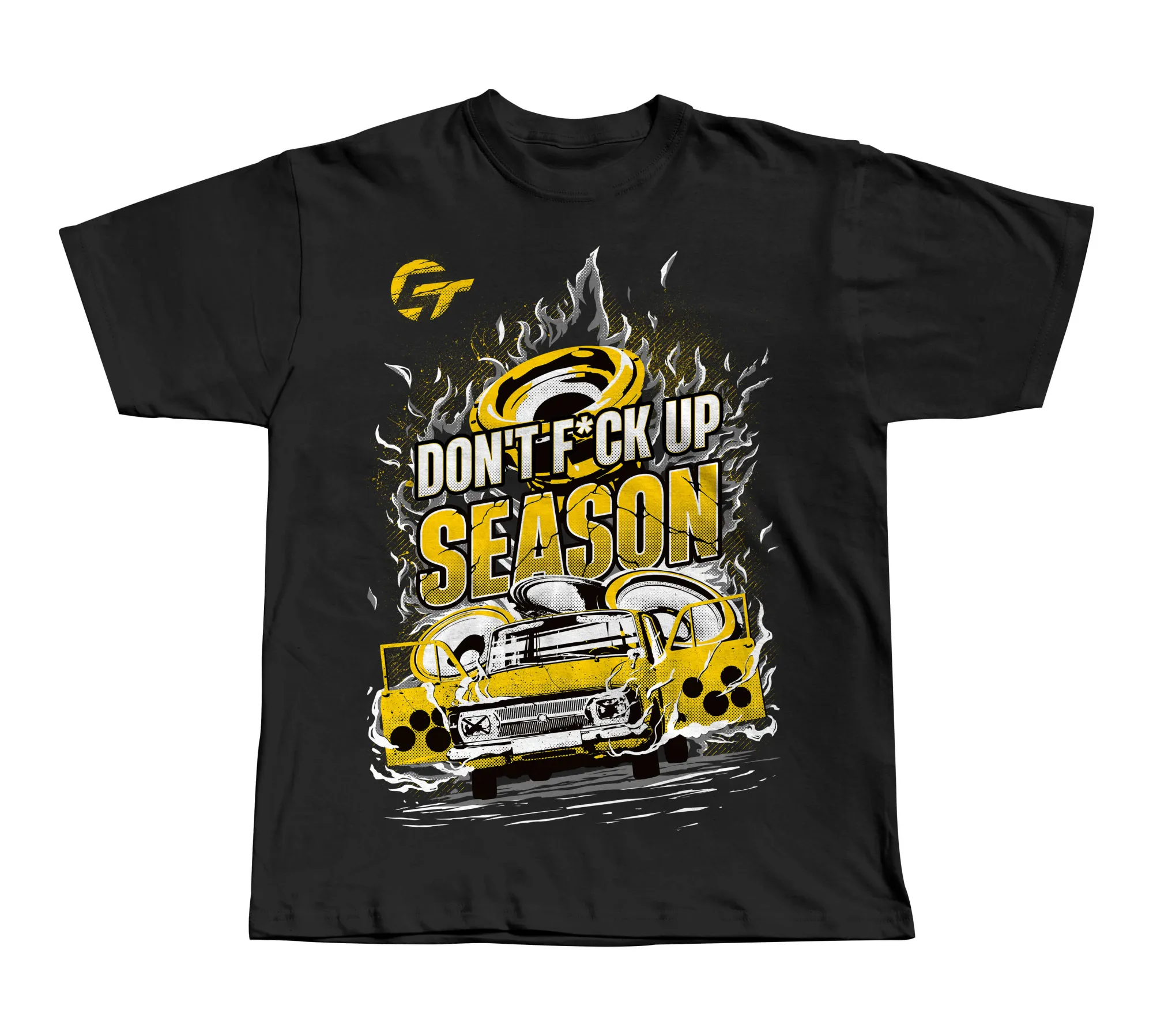 Футболка GlobalTuning "DONT F*CK UP SEASON" черная XL - фото