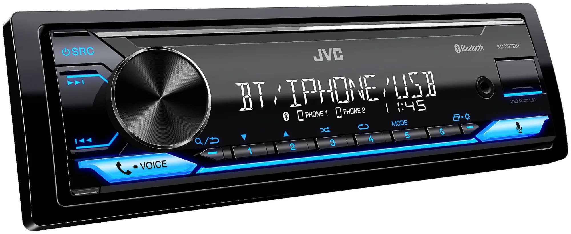 USB - ресивер JVC KD-X372BT - фото