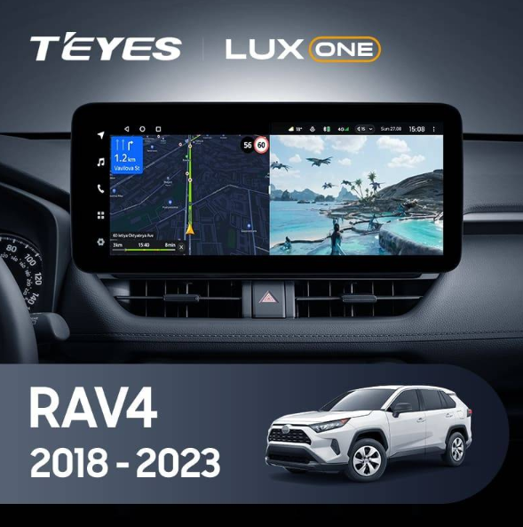 ШГУ Teyes LUX ONE 6/128 Toyota RAV4 5 XA50 2018-2024, 12.3" - фото